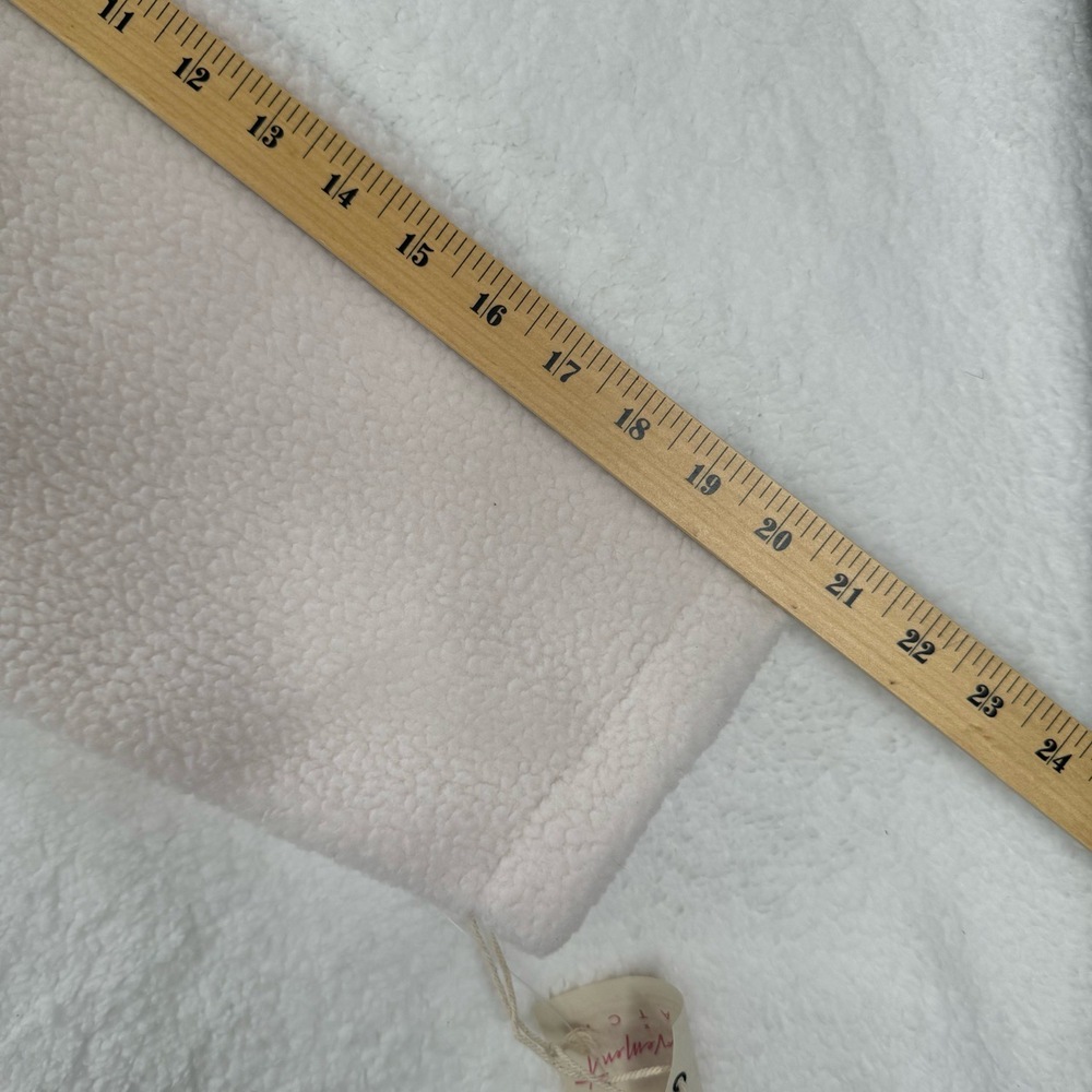 Free People X Hatch Hit the Slopes Maternity Jacket Cream Fleece Chest Pocket S - Picture 11 of 14